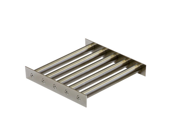 Grille magnétique carrée en inox pour filtration des particules métalliques